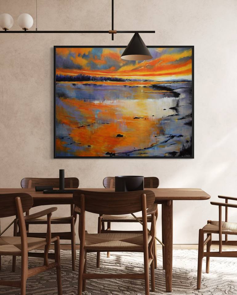 Original Impressionism Landscape Painting by Nidhi Bhatia