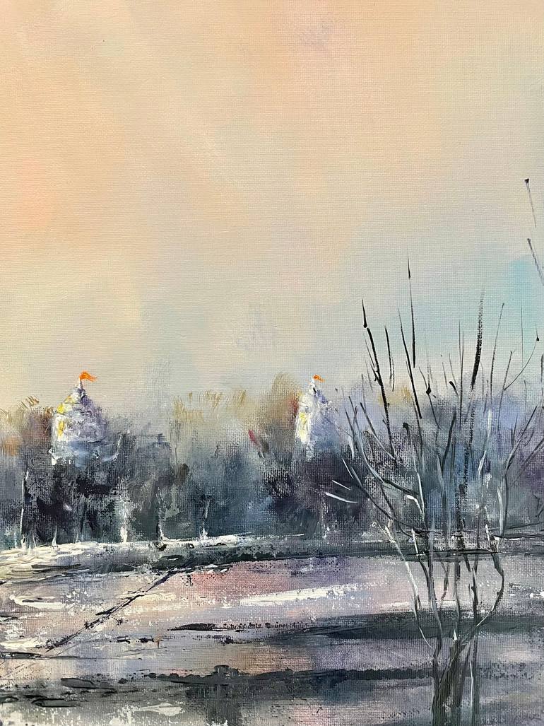 Original Impressionism Landscape Painting by Nidhi Bhatia