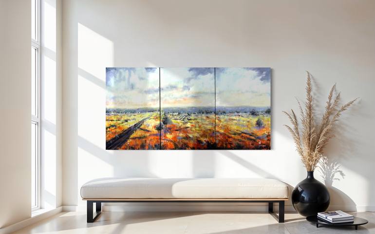 Original Impressionism Landscape Painting by Nidhi Bhatia