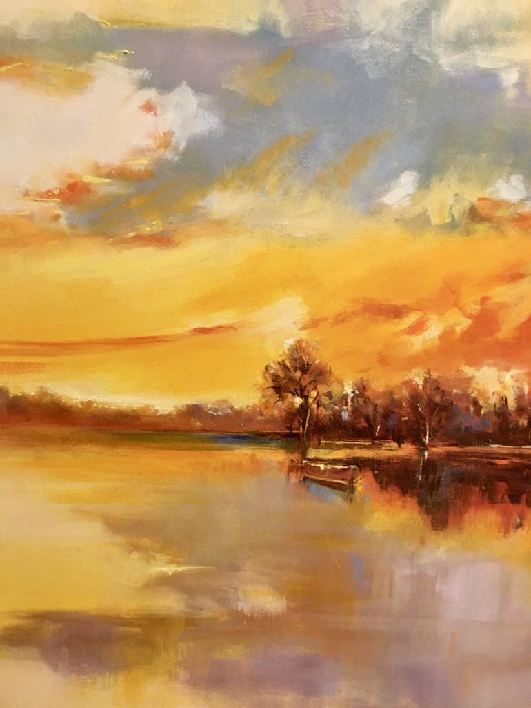 Original Impressionism Landscape Painting by Nidhi Bhatia