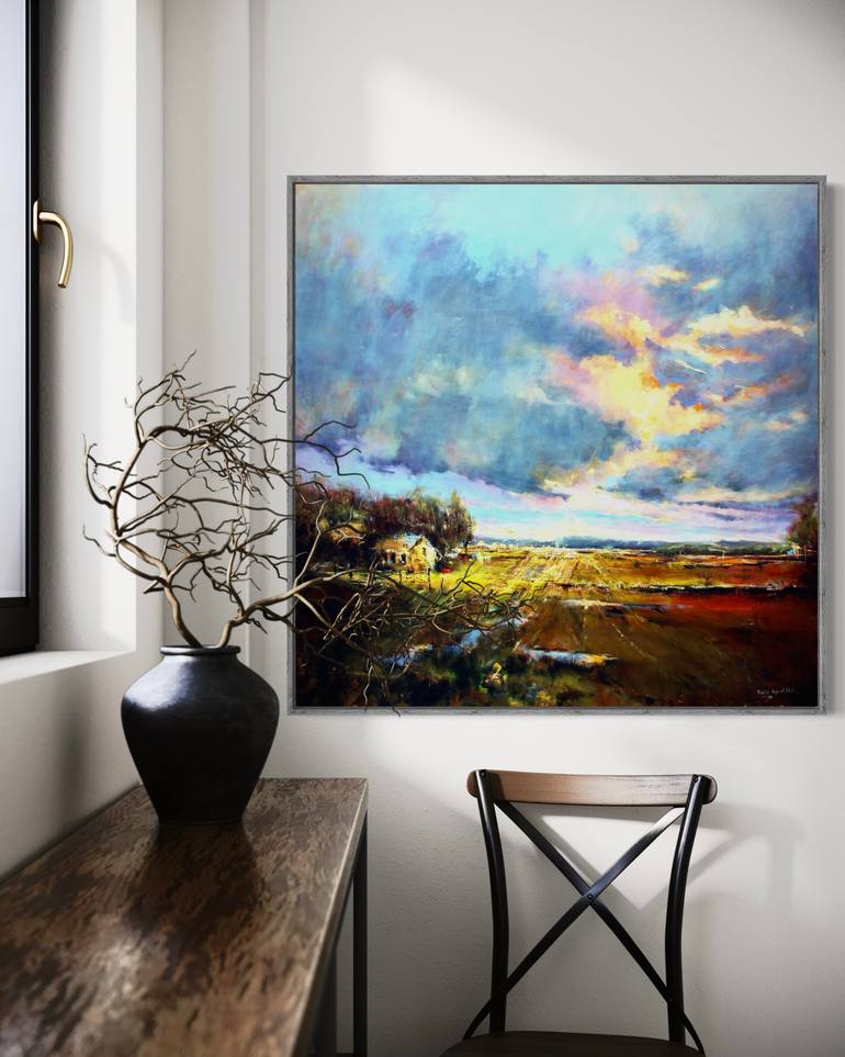 Original Impressionism Landscape Painting by Nidhi Bhatia