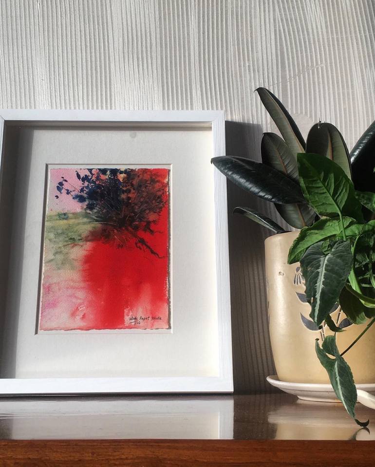 Original Abstract Floral Painting by Nidhi Bhatia