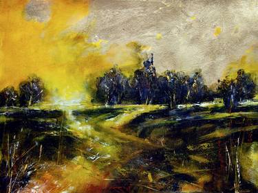 Original Abstract Landscape Paintings by Nidhi Bhatia
