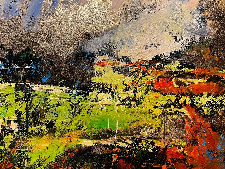 Original Abstract Landscape Painting by Nidhi Bhatia