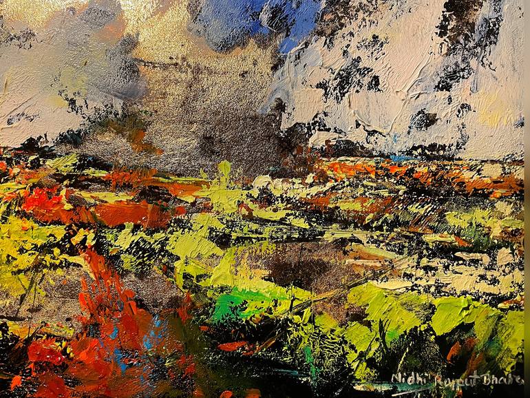 Original Abstract Landscape Painting by Nidhi Bhatia