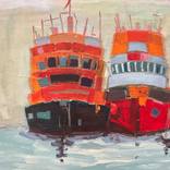 MOORED X 2 by Cheryl Richardson