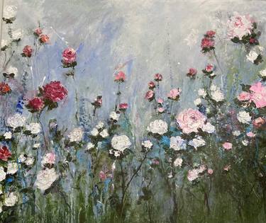 Original Floral Painting by Ethne Benn