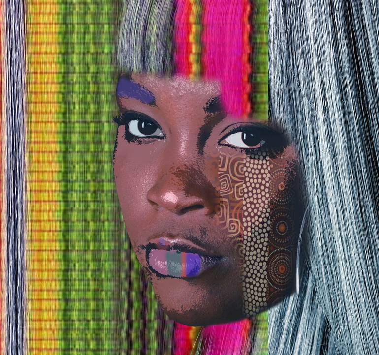 Original Contemporary People Digital by Romaya Puchman
