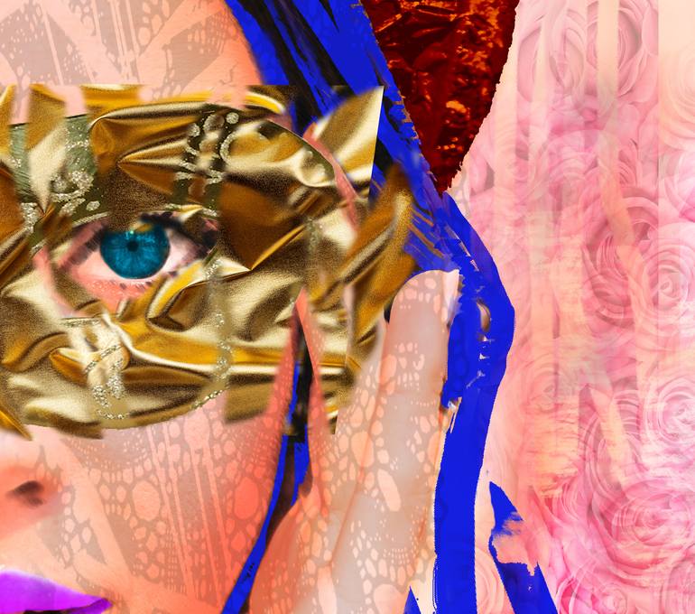 Original Contemporary People Mixed Media by Romaya Puchman