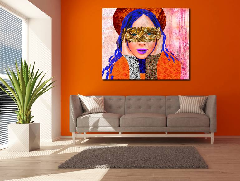 Original Contemporary People Mixed Media by Romaya Puchman
