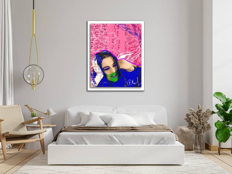Original Expressionism People Printmaking by Romaya Puchman