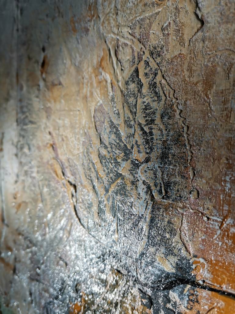 Original Abstract Expressionism Abstract Painting by Iza Kono