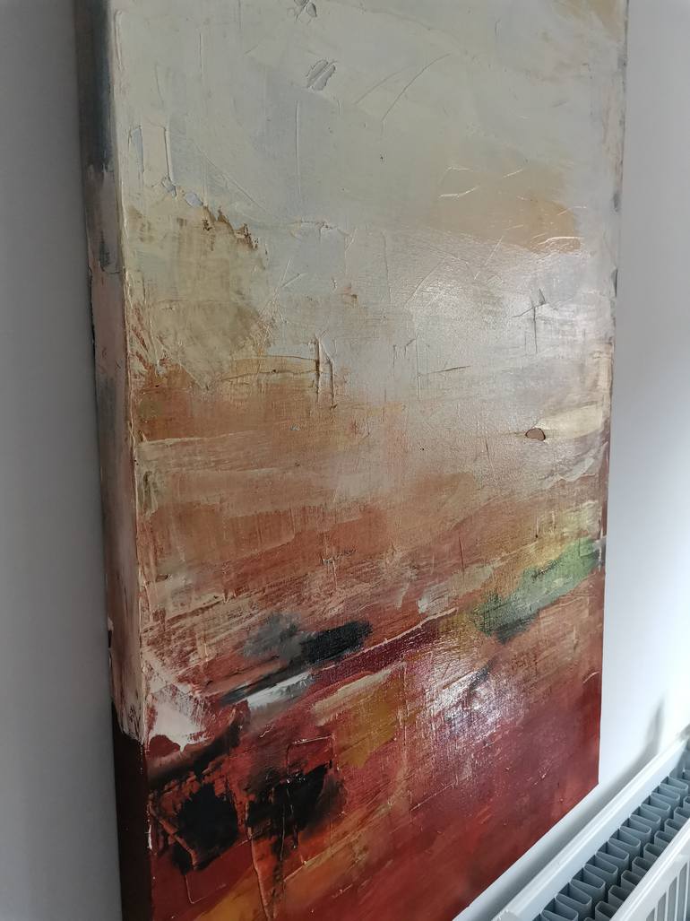 Original Abstract Expressionism Abstract Painting by Iza Kono
