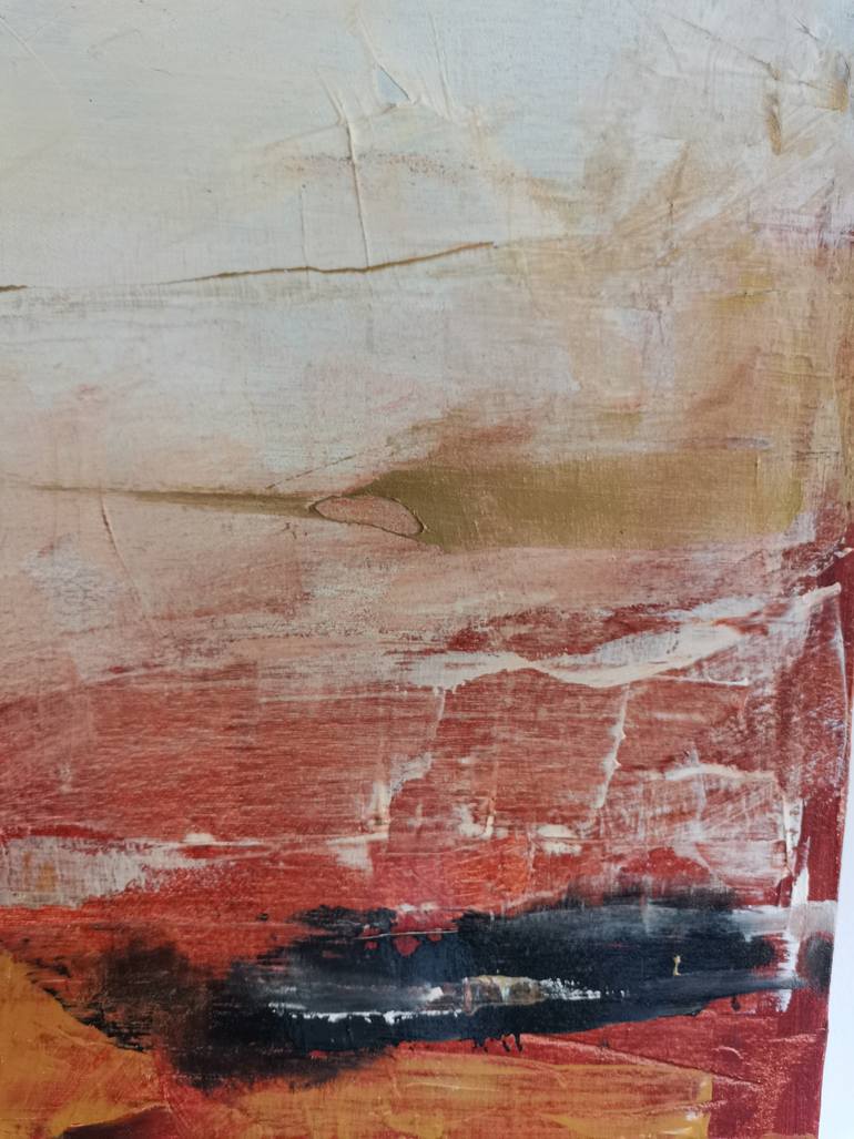Original Abstract Expressionism Abstract Painting by Iza Kono
