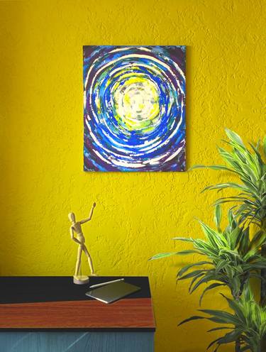 Original Abstract Painting by Edward Semp