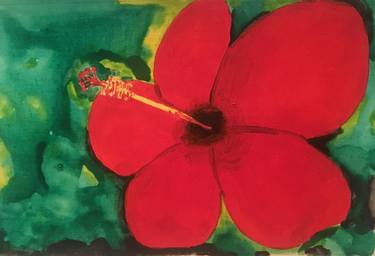 Print of Art Deco Floral Paintings by June Chevanintakul