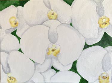 The white orchids thumb