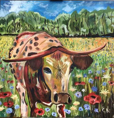 The Cow in the Summer Meadow thumb