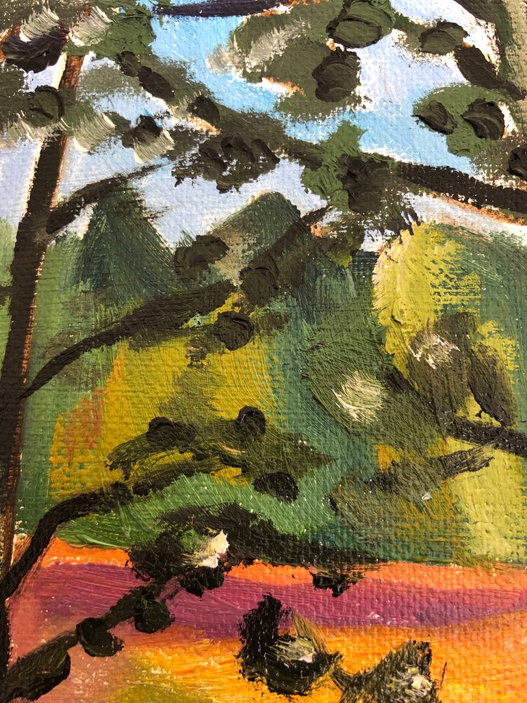 Original Impressionism Nature Painting by Carolyn Nicholls
