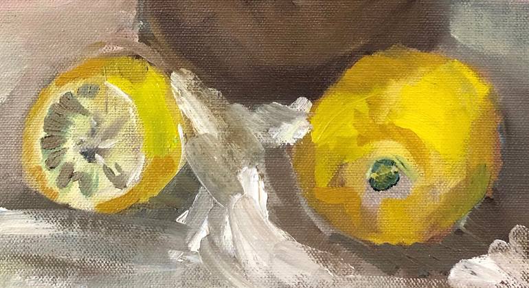 Original Expressionism Floral Painting by Carolyn Nicholls