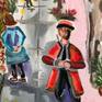 Figure in a red coat
