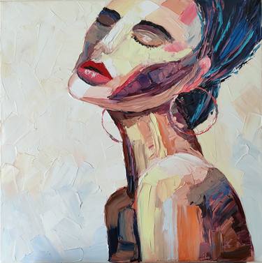 Original Abstract Women Paintings by Elena Korto