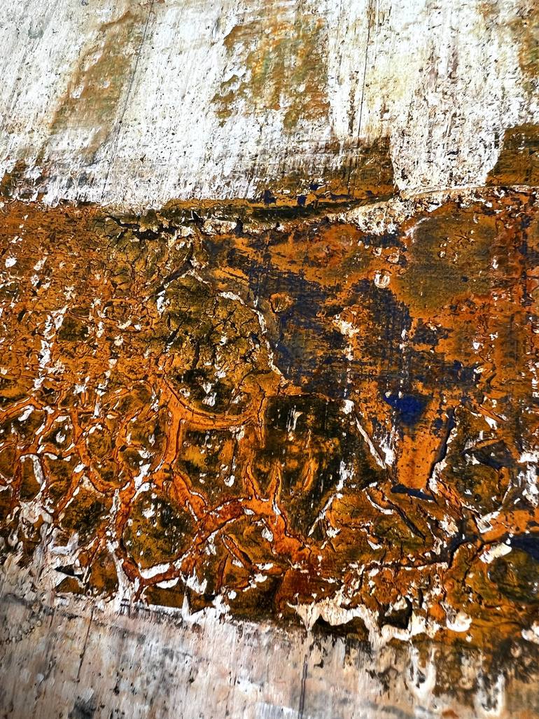 Original Abstract Expressionism Abstract Mixed Media by Sergio Aranda