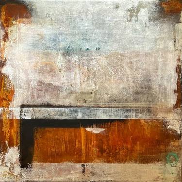 Original Black & White Abstract Mixed Media by Sergio Aranda