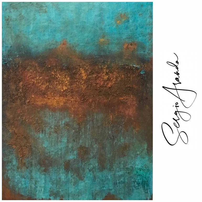 Original Abstract Painting by Sergio Aranda