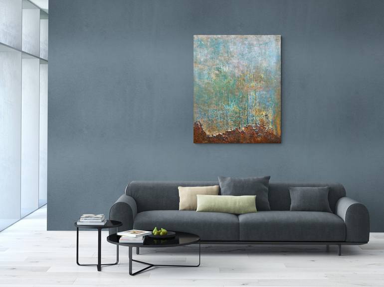 Original Abstract Expressionism Abstract Painting by Sergio Aranda