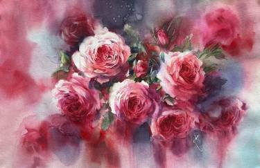 Original Impressionism Floral Paintings by Nisha Sehjpal