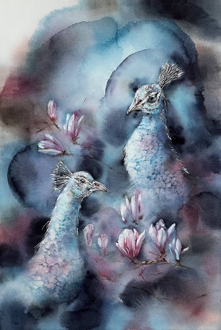 Print of Abstract Expressionism Animal Paintings by Nisha Sehjpal