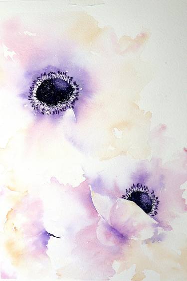 White Anemones By Nisha Sehjpal thumb