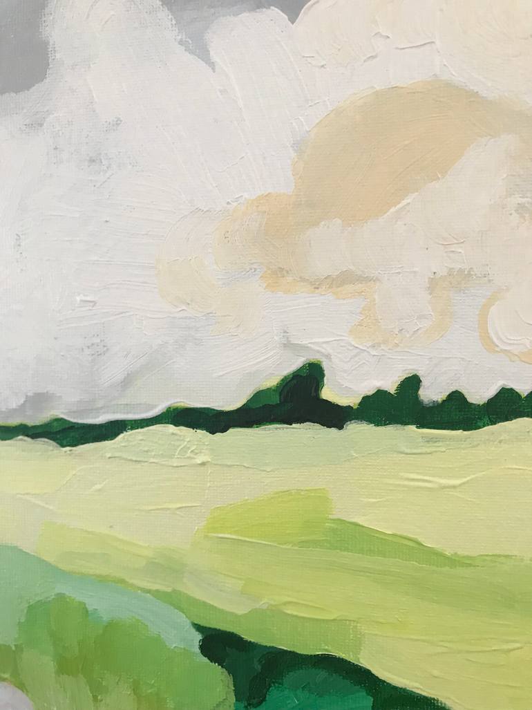 Original Impressionism Landscape Painting by Cece Swan
