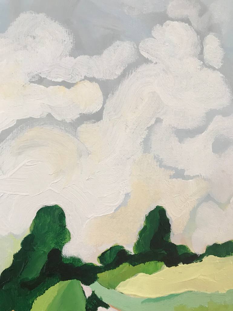 Original Impressionism Landscape Painting by Cece Swan