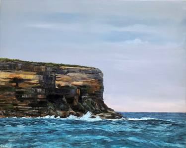 Original Figurative Seascape Painting by Kirsty Gautheron