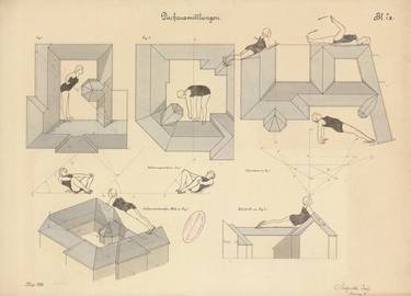 Original Contemporary Architecture Mixed Media by Farshido Larimian