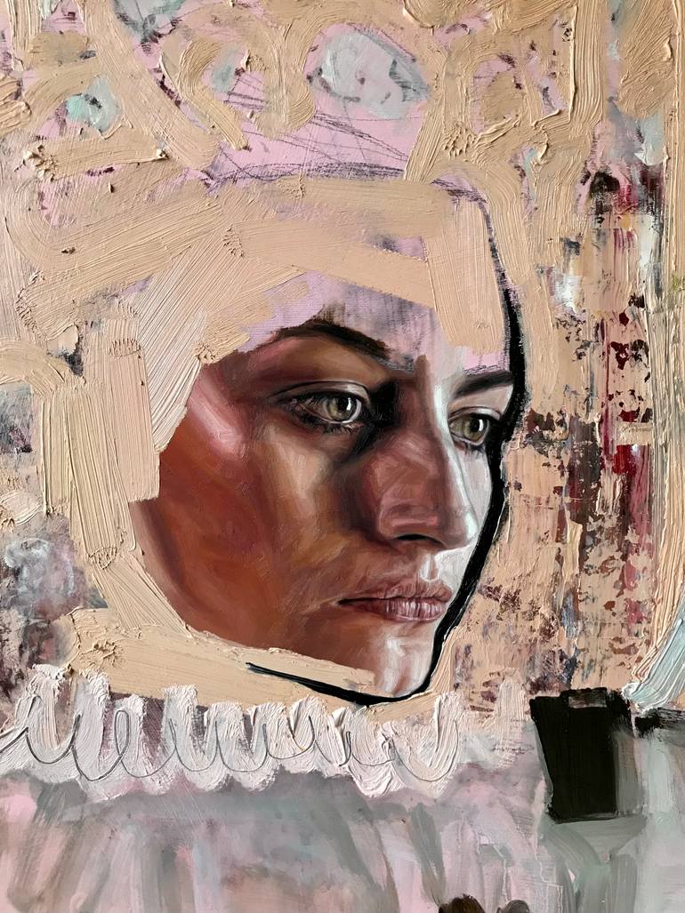 Original Figurative Abstract Painting by Louise Howard