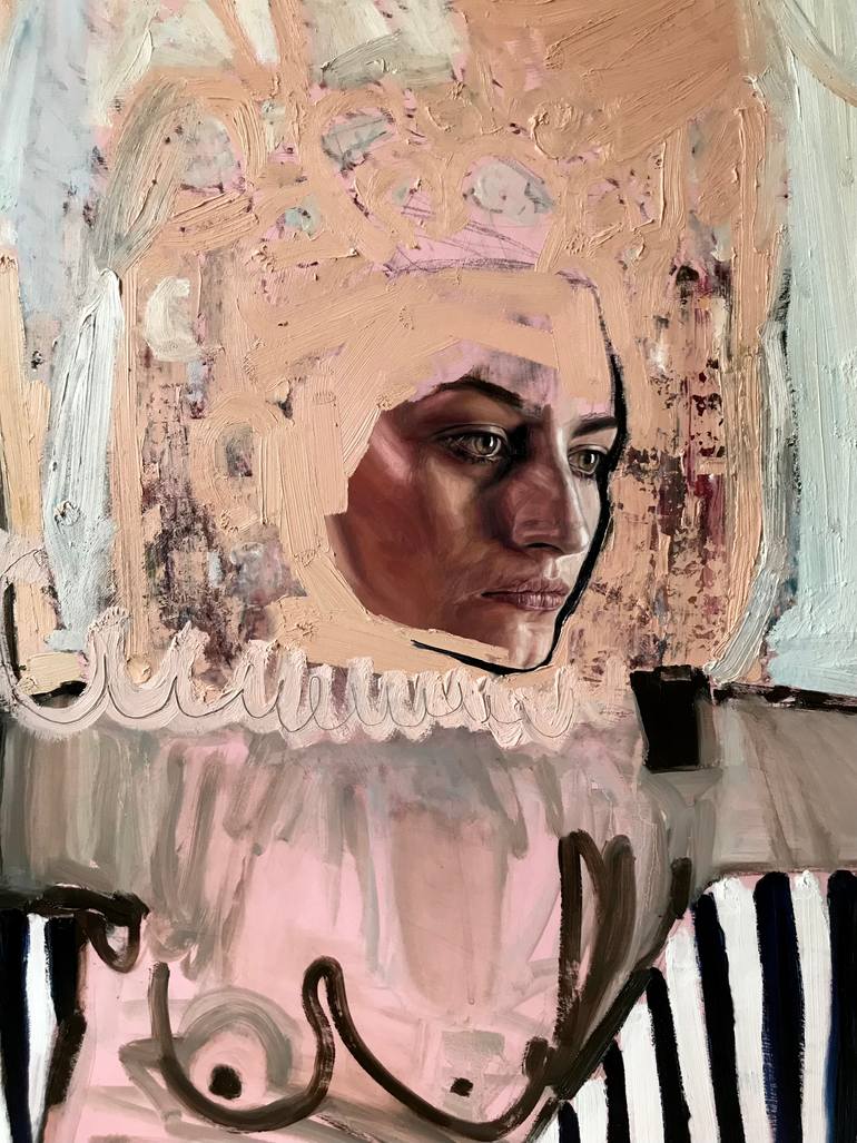 Original Figurative Abstract Painting by Louise Howard