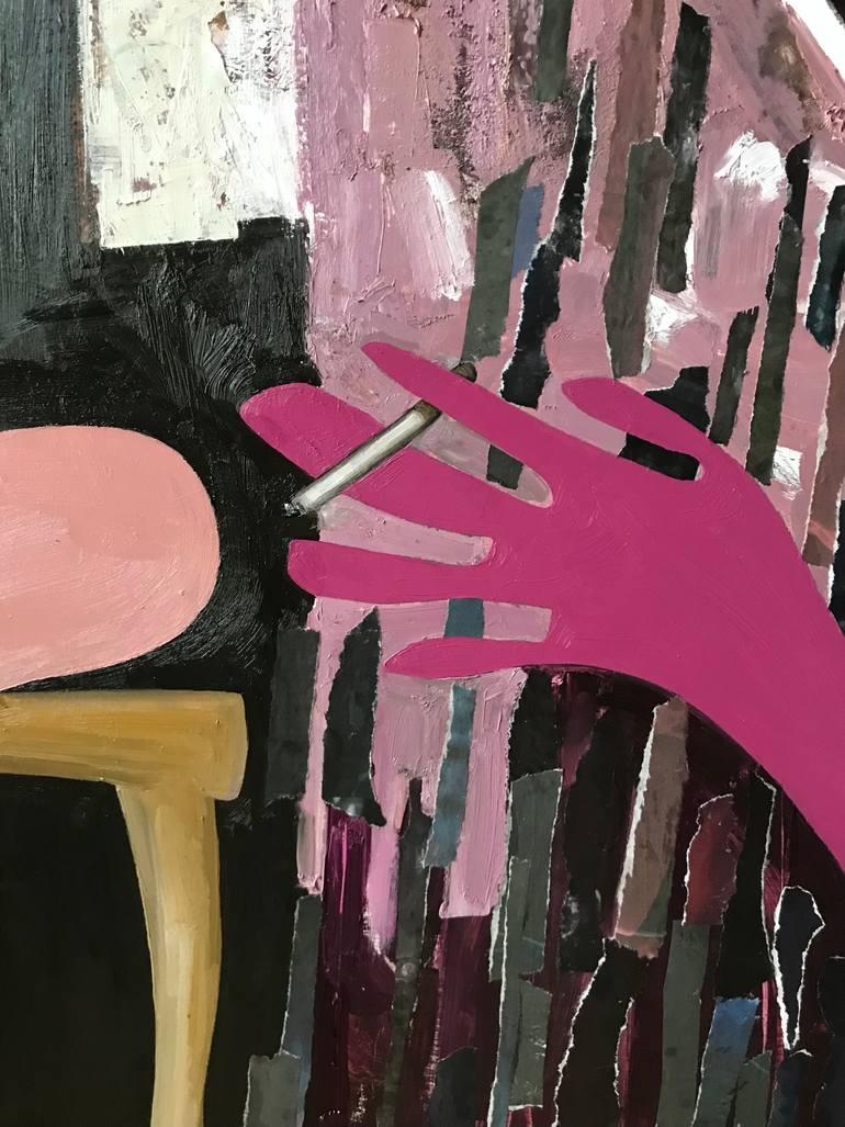 Original Figurative Abstract Painting by Louise Howard