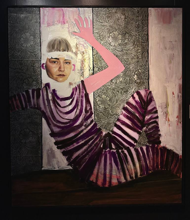 Original Figurative Abstract Painting by Louise Howard