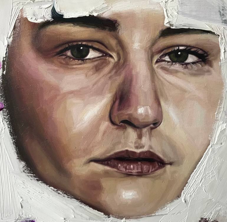 Original Figurative Abstract Painting by Louise Howard