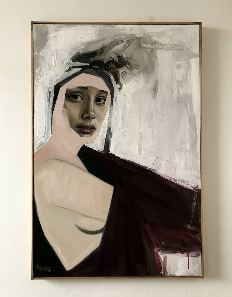 Original Figurative Abstract Painting by Louise Howard