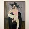 Fine art original oil painting by artist Louise Howard, entitled, Deliver.