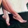 Fine art original oil painting by artist Louise Howard, entitled, Metamorphosis