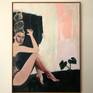 Fine art original oil painting by artist Louise Howard, entitled, Metamorphosis