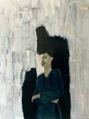 Original Figurative Abstract Paintings by Louise Howard