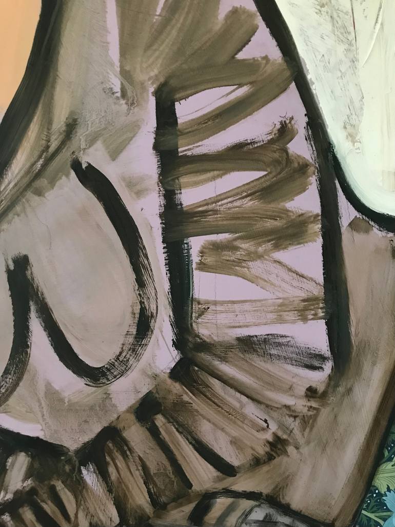 Original Figurative Abstract Painting by Louise Howard