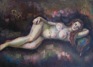 Original Figurative Nude Paintings by Mariana Sobkiv