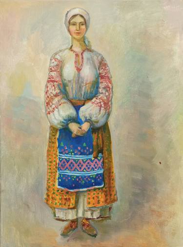 Original Figurative Women Paintings by Mariana Sobkiv